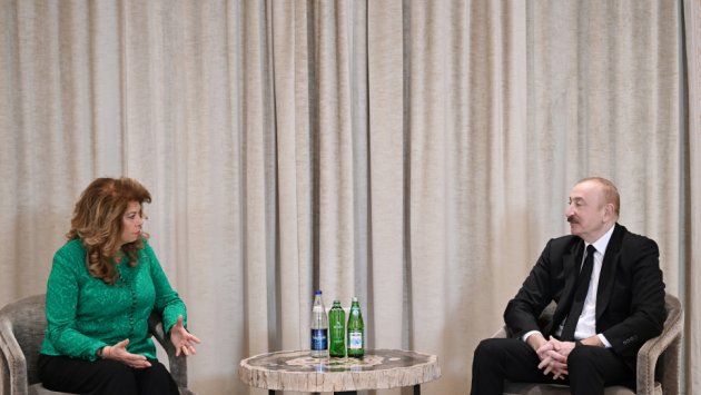 Prezident İlham Əliyev Münxendə Bolqarıstan prezidenti ilə görüşüb - FOTO