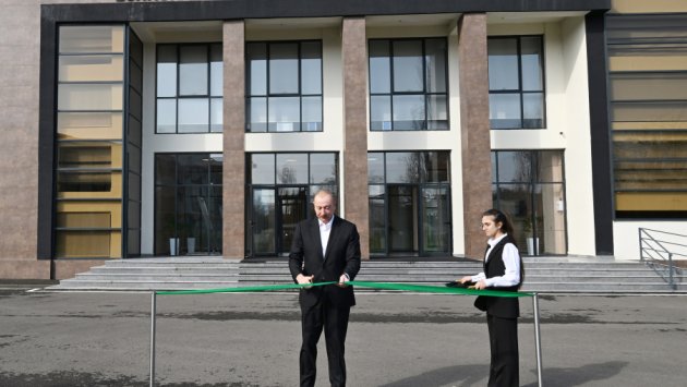 Prezident Lənkəran Dövlət Peşə Təhsil Mərkəzinin açılışında - FOTO