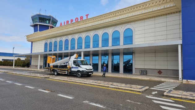 Naxçıvan aeroportunun fəaliyyəti BƏRPA EDİLDİ - FOTO