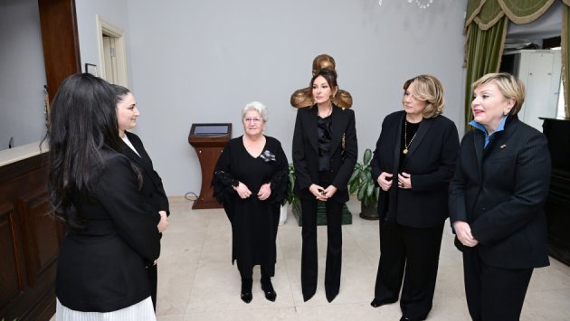 Mehriban Əliyeva Tbilisidə Azərbaycan Mədəniyyəti Muzeyində - FOTO