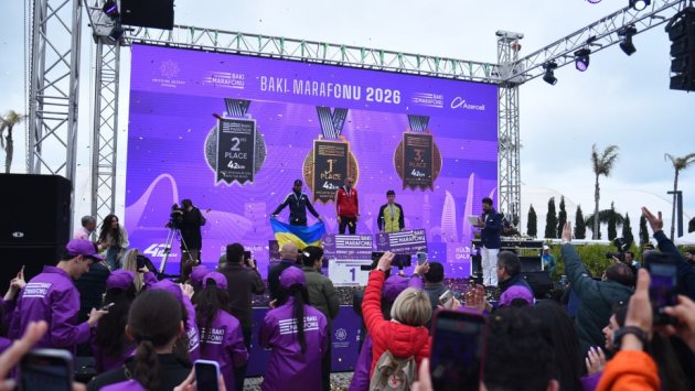 &ldquo;Bakı Marafonu 2026&rdquo;ın qaliblərinə mükafatı Leyla Əliyeva təqdim etdi