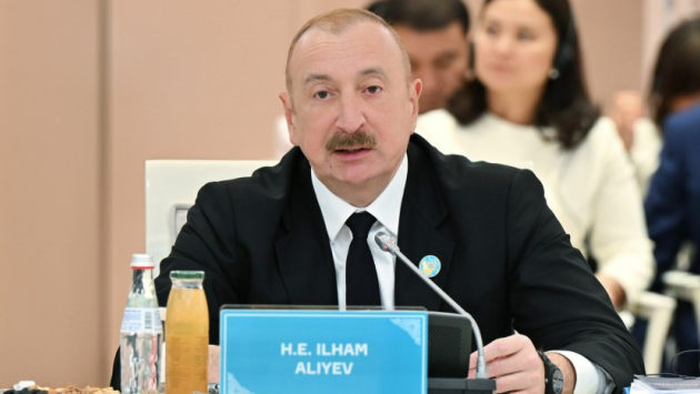 Prezidentin bugünkü Qazaxıstan səfərindən VİDEOÇARX