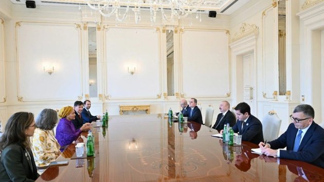 Prezident İlham Əliyev Amina Mohammedi qəbul edib - FOTO