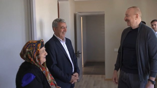 Prezidentlə Böyük Qaladərəsi sakinlərinin səmimi söhbəti - VİDEO
