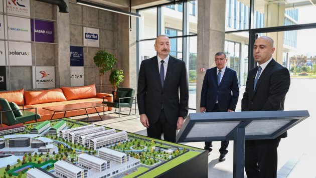 İlham Əliyev &ldquo;SABAH.city&rdquo; innovasiya şəhərciyinin birinci mərhələsinin açılışında