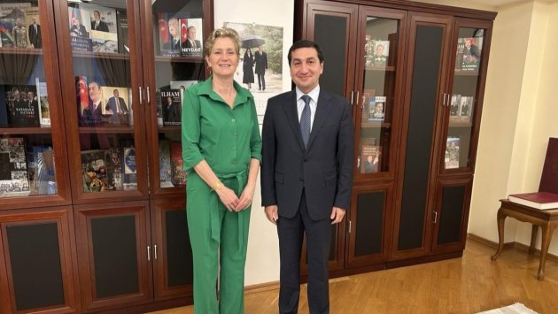 Hikmət Hacıyev Niderland səfiri ilə GÖRÜŞDÜ: Nələr müzakirə olundu? - FOTO