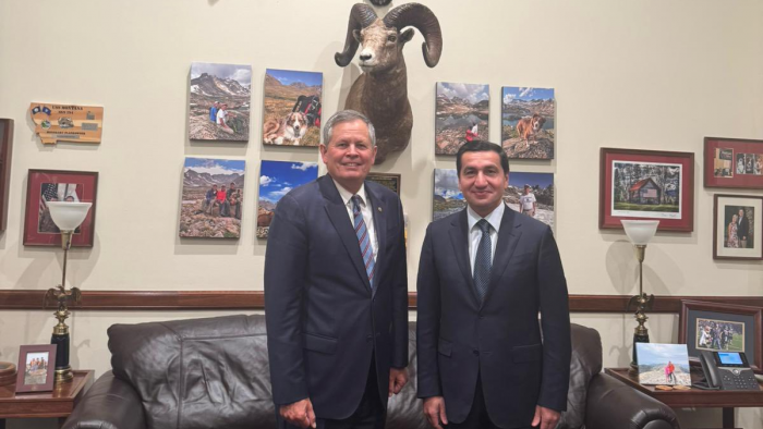 Hikmət Hacıyev ABŞ-da senator və konqresmenlə görüşdü - FOTO