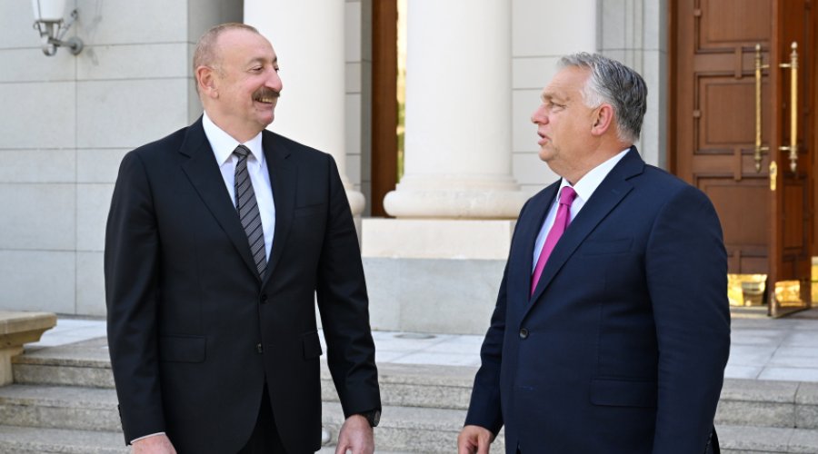 Prezident Orbanla görüşdü – FOTO/VİDEO