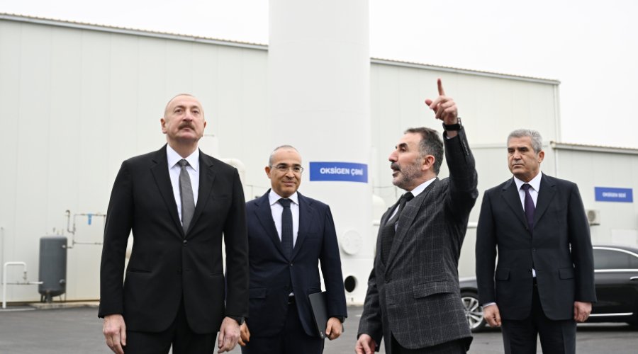 İlham Əliyev mineral daş yunu zavodunun açılışında – FOTO/VİDEO