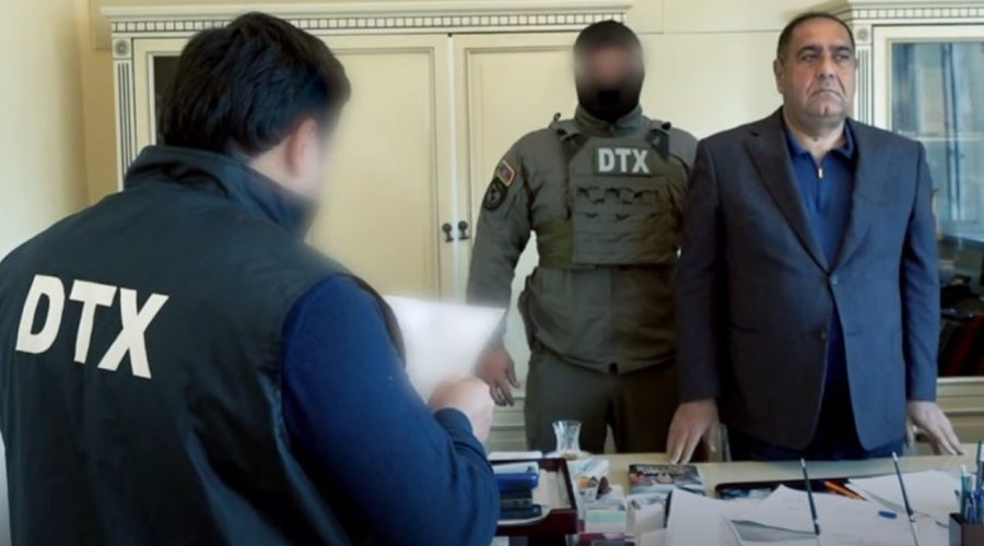 DTX Balakənin icra başçısını belə saxlayıb - ƏMƏLİYYAT VİDEOSU