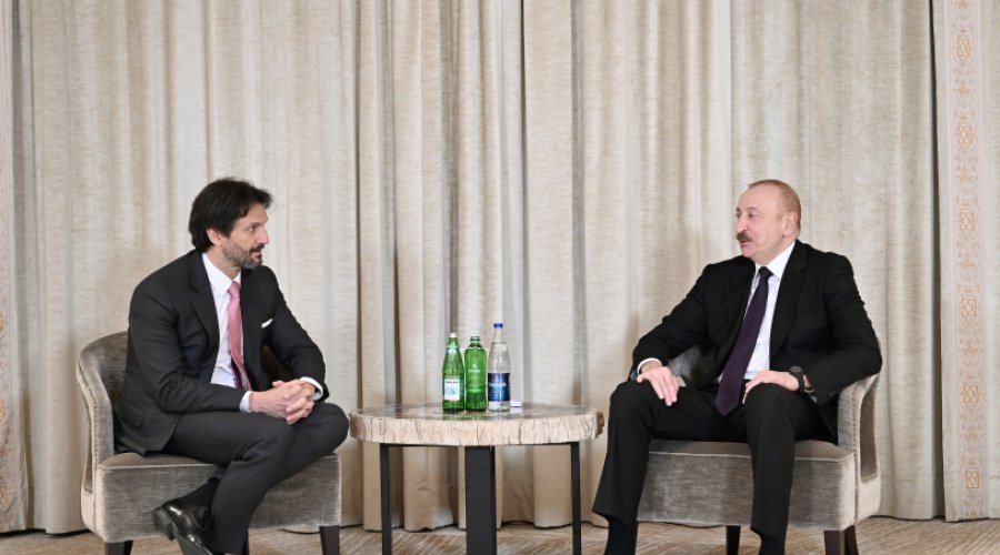 İlham Əliyev Münxendə Slovakiya Baş nazirinin müavini ilə görüşüb - FOTO/VİDEO