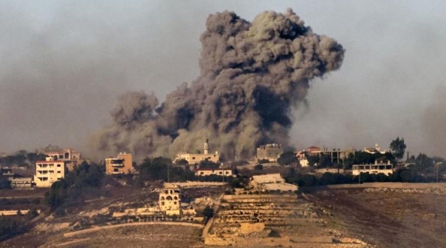 İsrail Hizbullah-ın 70-dən çox silah anbarını vurub - VİDEO