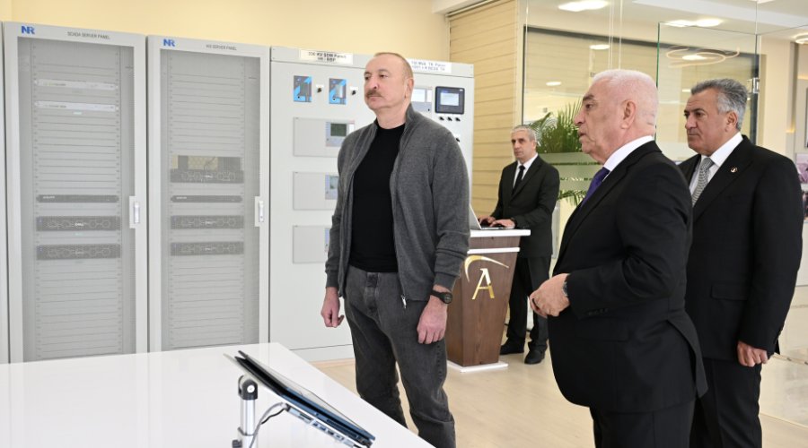 Prezident &ldquo;Abşeron&rdquo; Batareya Enerji Saxlanc Mərkəzinin açılışında &ndash; FOTO/VİDEO