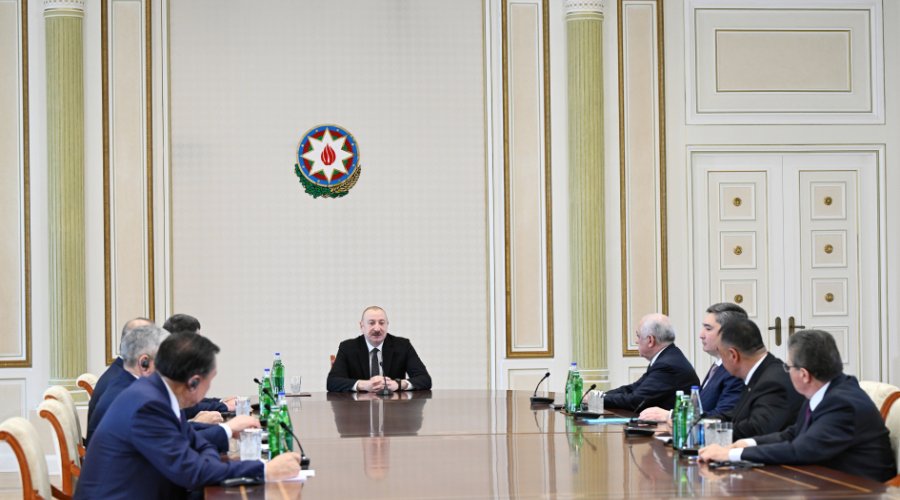 TDT ölkələrinin hökumət başçıları İlham Əliyevin qəbulunda &ndash;VİDEO/FOTO