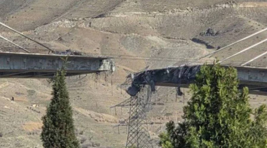 Kərəc körpüsü yenidən vuruldu &ndash; VİDEO