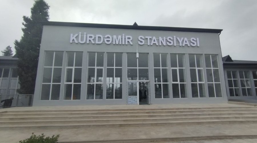 Kürdəmir sakinlərinə ŞAD XƏBƏR: Sərnişin qatarlarının fəaliyyəti bərpa olunur - FOTO/VİDEO