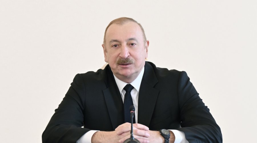 İlham Əliyev İrəvandakı tədbirdə videobağlantı formatında çıxış edib -VİDEO