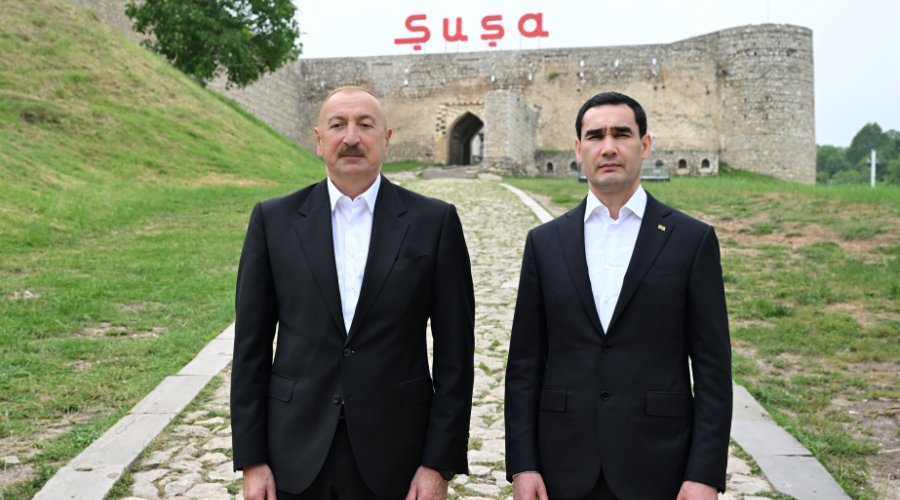 Prezidentlərin iki günlük görüşündən VİDEOÇARX