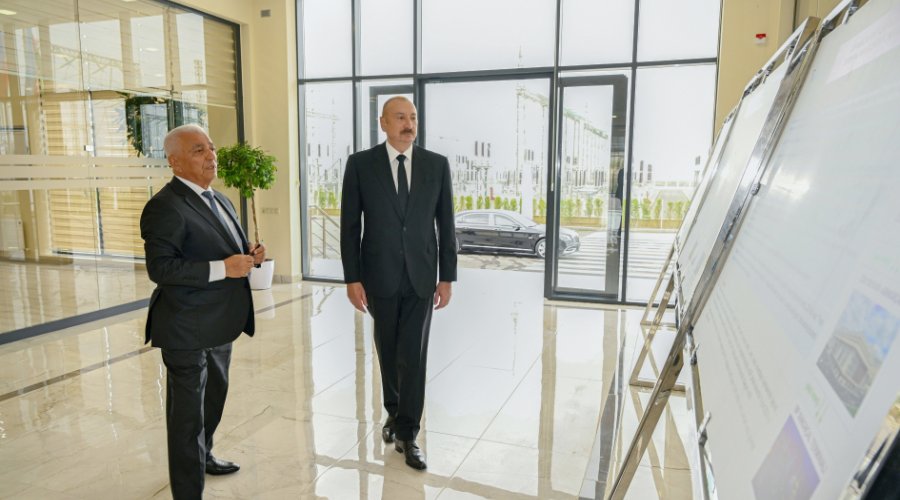 İlham Əliyev &ldquo;Yeni Səngəçal&rdquo; yarımstansiyasının açılışında &ndash; FOTO/VİDEO