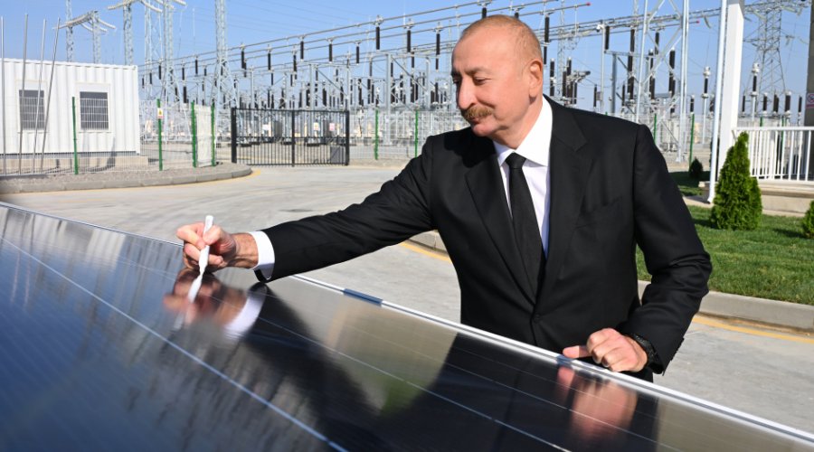 "Qobustan" Günəş Elektrik Stansiyasının açılış mərasimindən yadda qalanlar &ndash; VİDEO